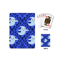 Ghost Pattern Playing Cards Single Design (mini) by NerdySparkleGoth