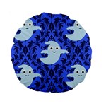 Ghost Pattern Standard 15  Premium Round Cushions Front