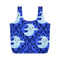 Ghost Pattern Full Print Recycle Bag (m) by NerdySparkleGoth