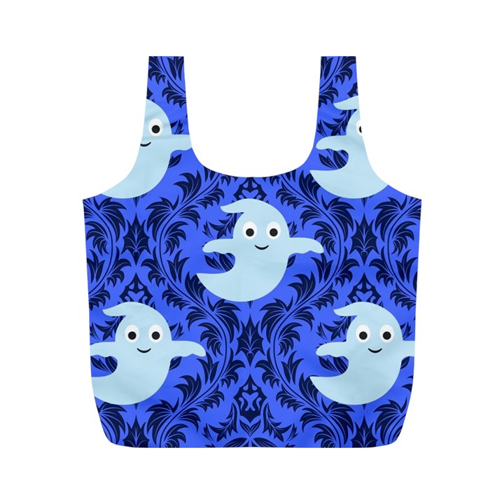 Ghost Pattern Full Print Recycle Bag (M)