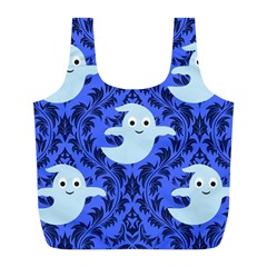 Ghost Pattern Full Print Recycle Bag (l) by NerdySparkleGoth