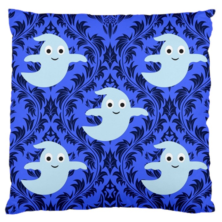 Ghost Pattern Large Flano Cushion Case (Two Sides)