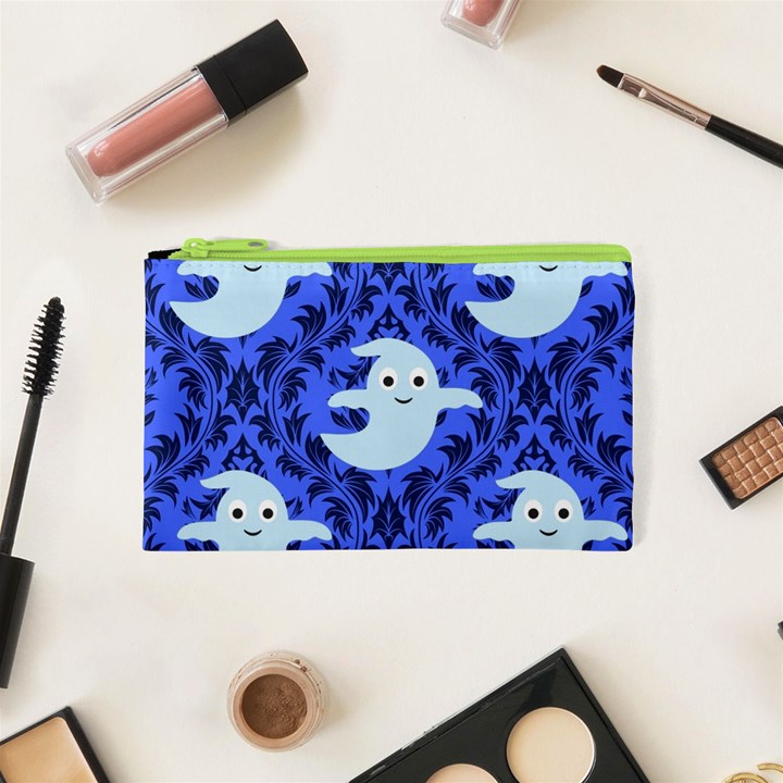 Ghost Pattern Cosmetic Bag (XS)