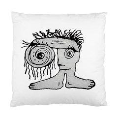 Weird Fantasy Creature Drawing Standard Cushion Case (one Side) by dflcprintsclothing