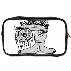 Weird Fantasy Creature Drawing Toiletries Bag (one Side) by dflcprintsclothing