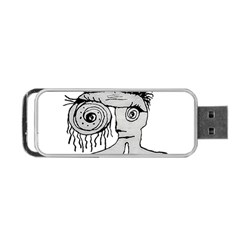 Weird Fantasy Creature Drawing Portable Usb Flash (two Sides) by dflcprintsclothing