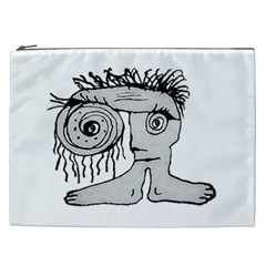 Weird Fantasy Creature Drawing Cosmetic Bag (xxl) by dflcprintsclothing