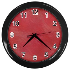 Red Velvet Wall Clock (black) by kiernankallan