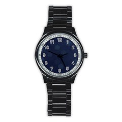 Blueberries Stainless Steel Round Watch by kiernankallan