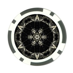 Bnw Mandala Poker Chip Card Guard (10 Pack) by MRNStudios