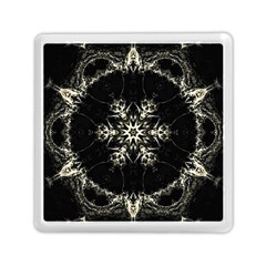 Bnw Mandala Memory Card Reader (square) by MRNStudios