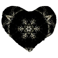 BNW Mandala Large 19  Premium Heart Shape Cushions