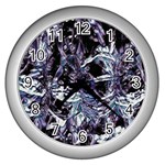 Unraveled Wall Clock (Silver) Front