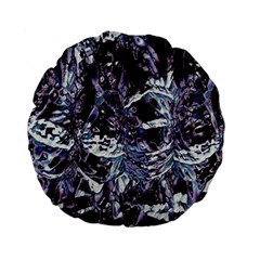 Unraveled Standard 15  Premium Flano Round Cushions by MRNStudios