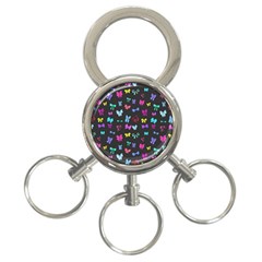 Bows On Black 3-ring Key Chain by Daria3107