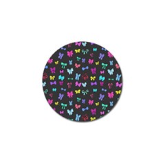 Bows On Black Golf Ball Marker (10 Pack) by Daria3107