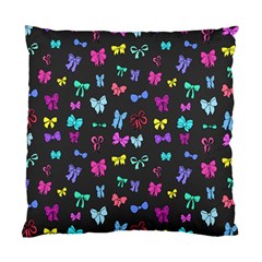 Bows On Black Standard Cushion Case (two Sides) by Daria3107