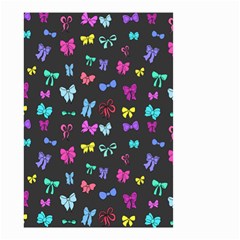 Bows On Black Small Garden Flag (two Sides) by Daria3107