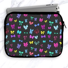 Bows On Black Apple Ipad 2/3/4 Zipper Cases by Daria3107