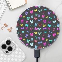 Bows On Black Wireless Charger