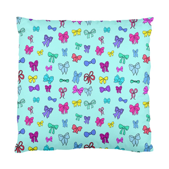 Bows on blue Standard Cushion Case (Two Sides)