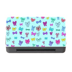 Bows On Blue Memory Card Reader With Cf