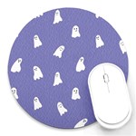 Ghost  Round Mousepads Front