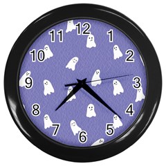 Ghost  Wall Clock (black) by SychEva