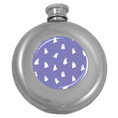 Ghost  Round Hip Flask (5 Oz) by SychEva