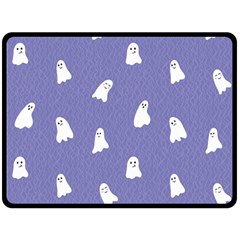 Ghost  Fleece Blanket (large)  by SychEva