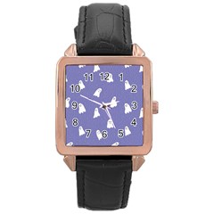 Ghost  Rose Gold Leather Watch  by SychEva