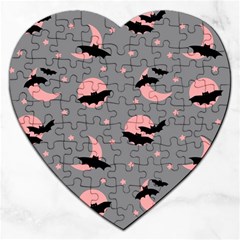 Bat Jigsaw Puzzle (heart) by SychEva