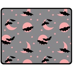 Bat Fleece Blanket (medium)  by SychEva