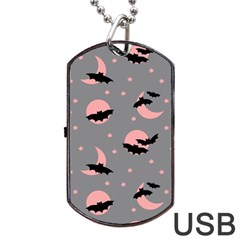 Bat Dog Tag Usb Flash (one Side) by SychEva