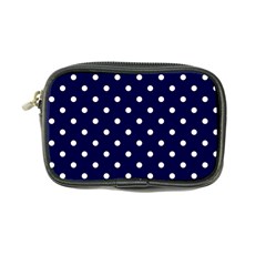 1950 Navy Blue White Dots Coin Purse by SomethingForEveryone