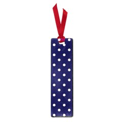 1950 Navy Blue White Dots Small Book Marks by SomethingForEveryone