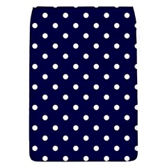 1950 Navy Blue White Dots Removable Flap Cover (s) by SomethingForEveryone