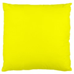 Yellow Standard Flano Cushion Case (one Side) by SomethingForEveryone