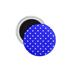 1950 Purple Blue White Dots 1 75  Magnets by SomethingForEveryone