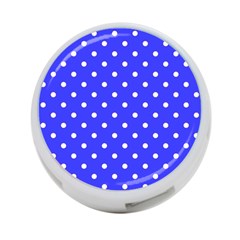 1950 Purple Blue White Dots 4-port Usb Hub (one Side) by SomethingForEveryone