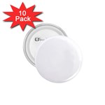 White 1.75  Buttons (10 pack) Front