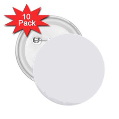 White 2 25  Buttons (10 Pack)  by SomethingForEveryone