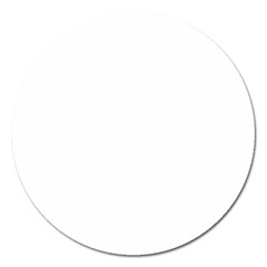 White Magnet 5  (round) by SomethingForEveryone