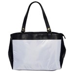 White Oversize Office Handbag Front