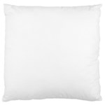 White Large Cushion Case (Two Sides) Back