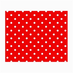 1950 Red White Dots Small Glasses Cloth by SomethingForEveryone