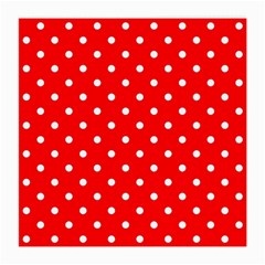 1950 Red White Dots Medium Glasses Cloth (2 Sides)