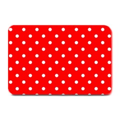 1950 Red White Dots Plate Mats by SomethingForEveryone