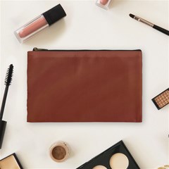 Burnt Sienna Cosmetic Bag (medium) by kiernankallan