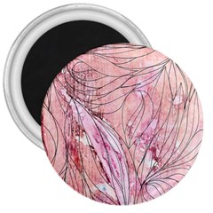 Flowing Petals 3  Magnets by kaleidomarblingart